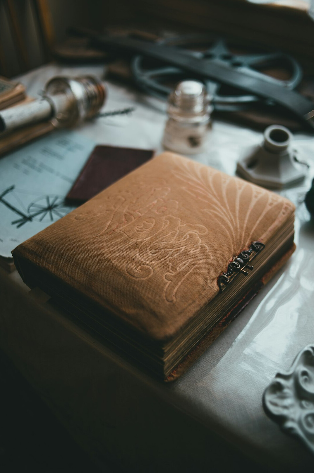 vintage detective notebook