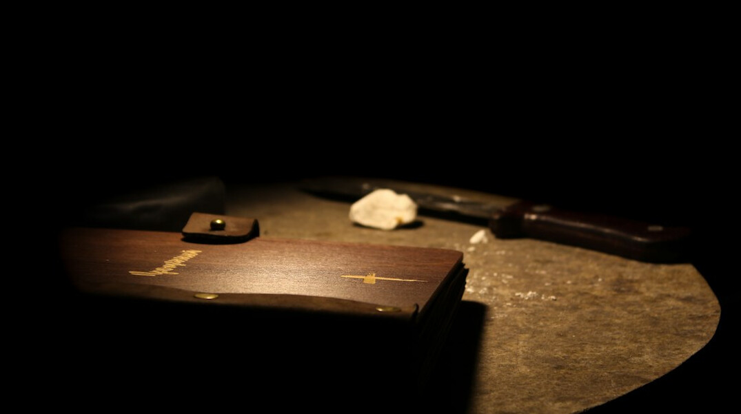 crime scene at night
